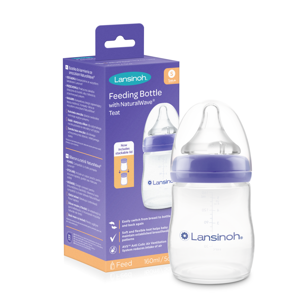 lansinoh butelka do karmienia natural wave 160 ml