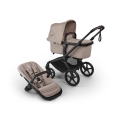 komplet bugaboo fox 5 renew wózek black-desert taupe melange