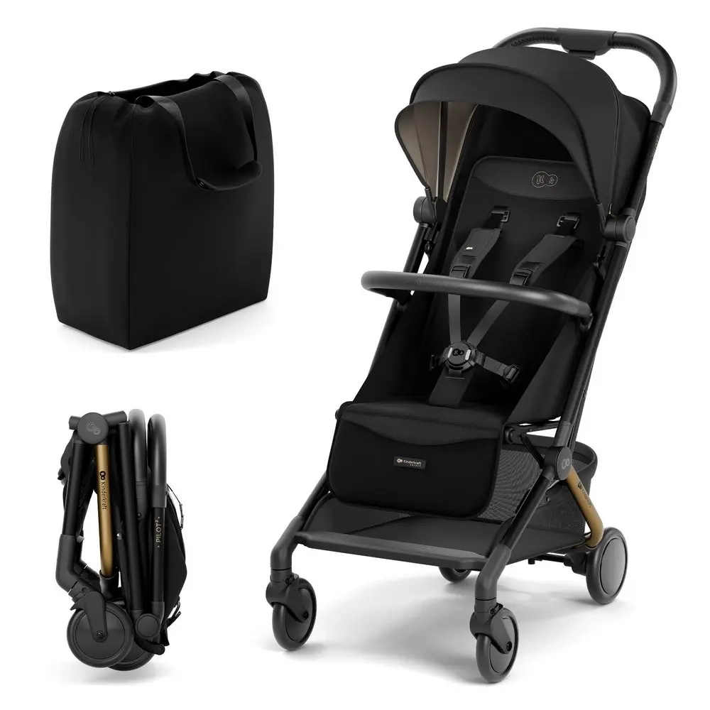 kinderkraft pilot 2 wózek spacerowy midnight black