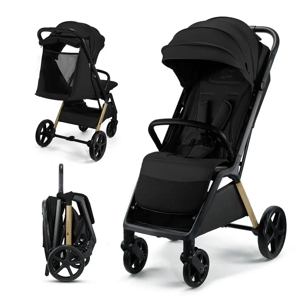 kinderkraft loom wózek spacerowy black czarny