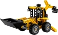 lego technic koparko ladowarka klocki ułożone