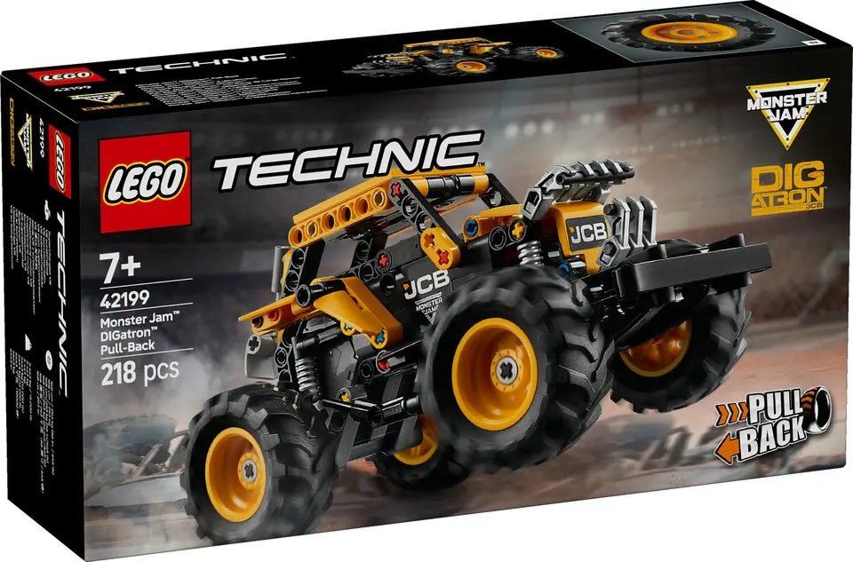 lego technic monster jam digatron z napdem pull-black