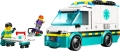 lego city karetka pogotowia akcesoria medyczne – strzykawka, bandaż, torba medyczna