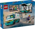 lego city karetka pogotowia ratownik i deskorolkarz do zabawy w odgrywanie ról
