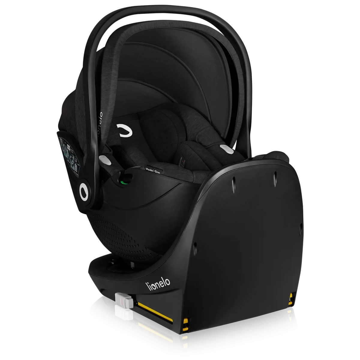 Lionelo Moxie i-Size fotelik samochodowy z bazą  Black Carbon