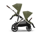 Cybex Gazelle S wózek bliźniaczy-spacerowy moss green