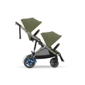 Cybex e-Gazelle wózek spacerowy dla 2 dzieci moss green