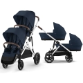 Cybex Gazelle S wózek 2w1 bliźniaczy ocean blue