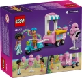 lego seria friends stoisko z wata cukrowa i skuterem klocki do układania z 110 elementami
