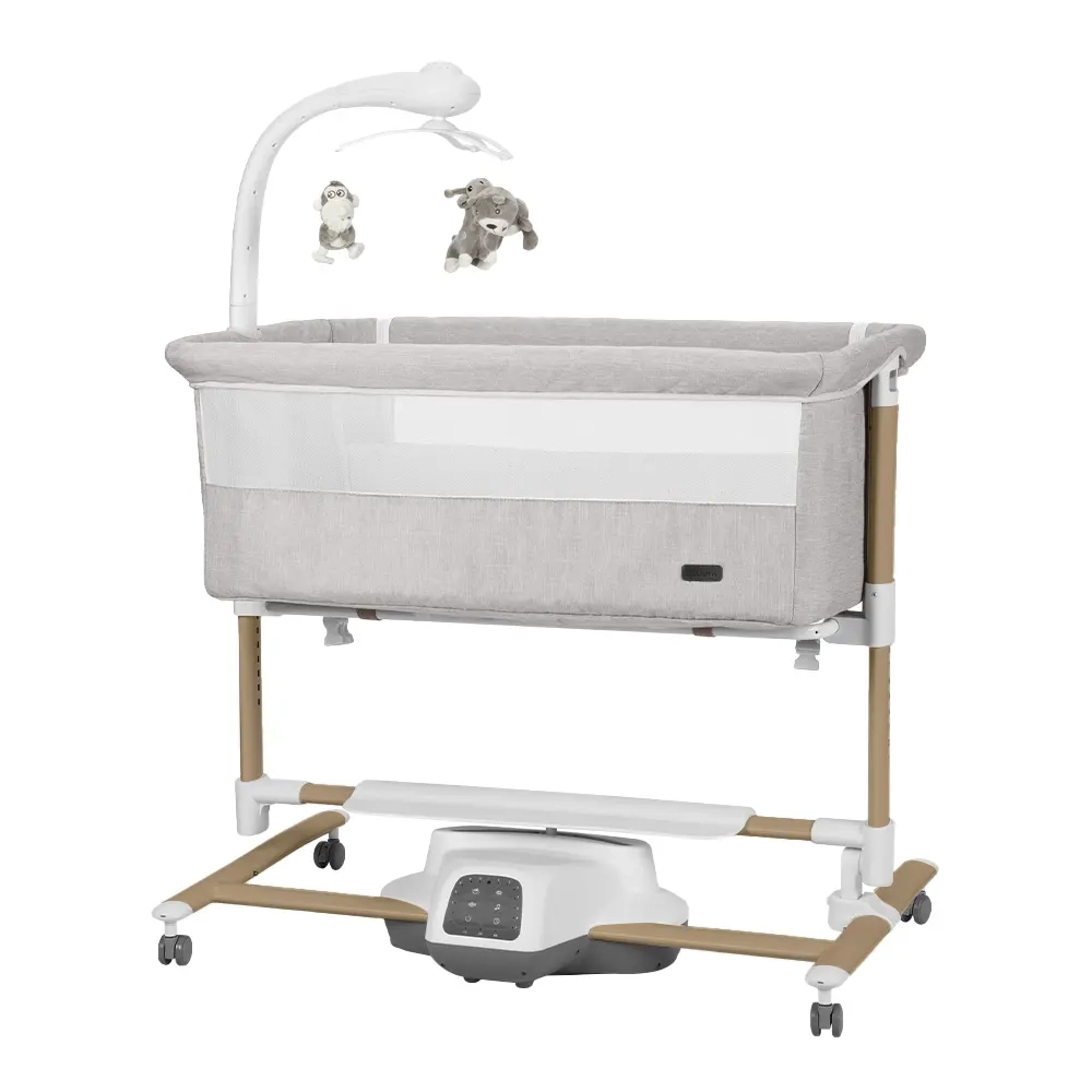 Carrello CRL-10304 Silk Beige Elektroniczne bujanie aktywowane czujnikiem ruchu – automatyczne kołysanie dziecka, gdy się poruszy