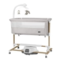 Carrello CRL-10304 Silk Beige Elektroniczne bujanie aktywowane czujnikiem ruchu – automatyczne kołysanie dziecka, gdy się poruszy