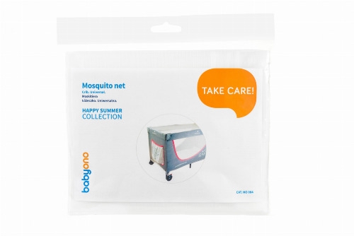 Opakowanie moskitiery BabyOno 084 do łóżeczka dziecięcego, kolekcja Happy Summer Collection, skuteczna ochrona maluszka przed owadami