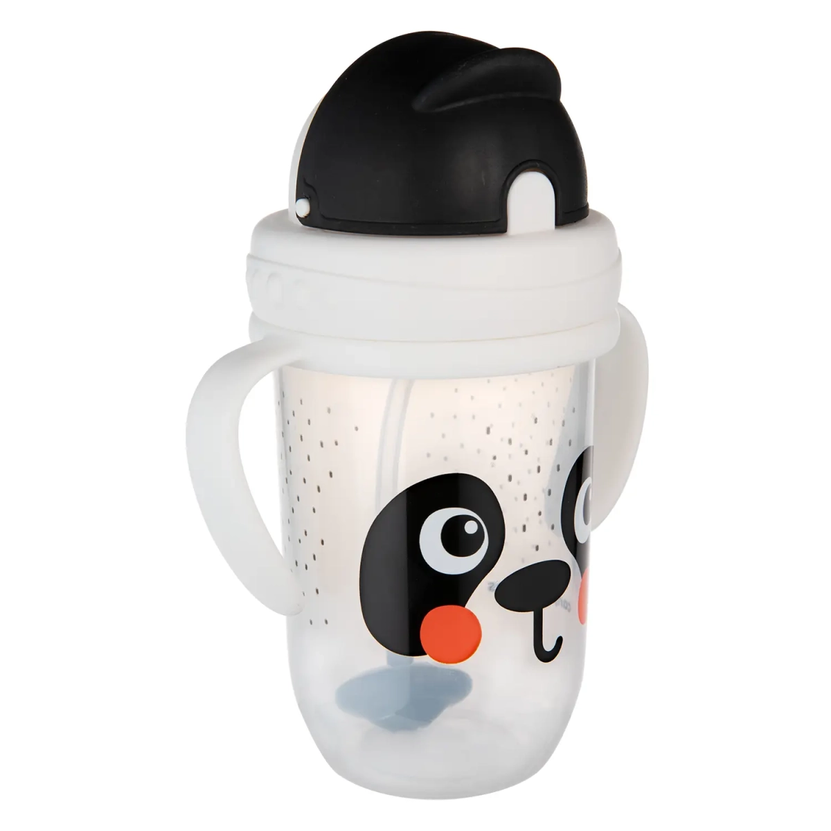 Canpol babies 56_617 Kubek niekapek z rurką i odważnikiem panda