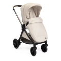 Wózek spacerowy Chicco Bellagio beżowy z osłoną na nóżki i daszkiem XL UV50+