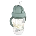 Kubek Canpol babies 270 ml z rurką i odważnikiem, zielony, ułatwia picie pod każdym kątem i wspiera naukę samodzielnego picia od 6 miesiąca życia