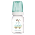 Butelka szklana Canpol babies 120 ml TOYS z motywem autka, smoczek silikonowy, higieniczna i odporna na temperatury, idealna do karmienia dziecka