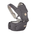 Nosidełko ergonomiczne Colibro Honey 12w1 w kolorze ciemnoszary onyx z pasem biodrowym i oddychającą tkaniną
