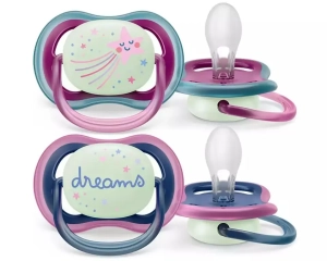 Philips Avent (SCF376/14) Air Night Smoczek 6-18 m