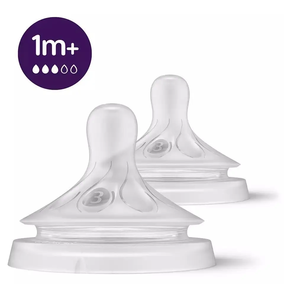 Philips Avent SCY963/02 Smoczek Responsywny Natural ze średnim przepływem