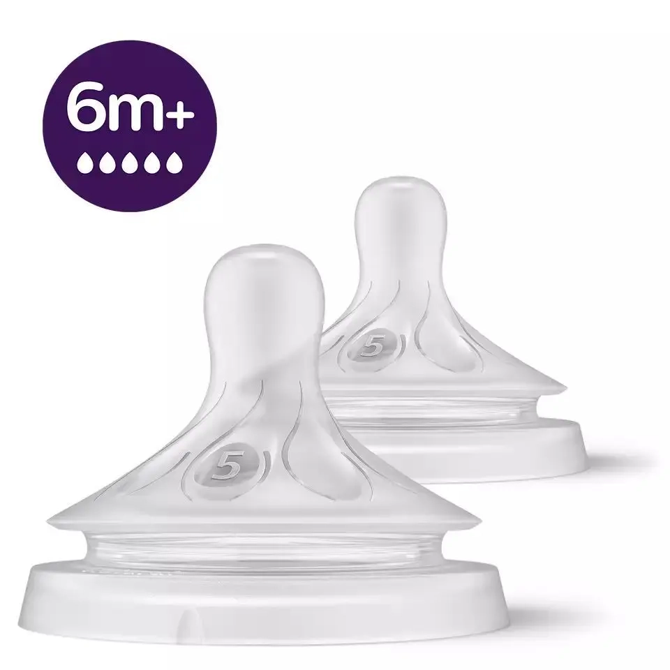 Philips Avent SCY965/02 Smoczek Responsywny Natural z bardzo szybkim przepływem