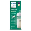 Opakowanie Philips Avent Natural Response Glass Baby Bottle 240 ml – szklana butelka dla niemowląt z antykolkowym smoczkiem i 0% BPA