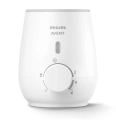 Philips Avent podgrzewacz do butelek – biały elektryczny podgrzewacz mleka z pokrętłem i funkcją rozmrażania