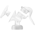 Philips Avent SCF430/10 laktator ręczny w częściach – łatwe do czyszczenia elementy: nakładka, uchwyt, butelka i adapter