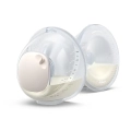 Zestaw dwóch ultralekkich kubeczków Philips Avent SCF532/11 z silikonową wkładką SkinSense – komfortowe i naturalne odciąganie mleka