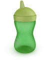 Zielony kubek niekapek Philips Avent SCF804/03 300 ml z twardym ustnikiem i antypoślizgową powierzchnią, idealny do nauki samodzielnego picia bez rozlewania, wolny od BPA