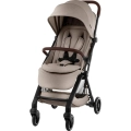 Britax-Romer Flylite wózek spacerowy Teak – kompaktowy wózek od urodzenia, składany jedną ręką, z wentylowaną budką UPF50+, regulowanym podnóżkiem i eleganckim pałąkiem