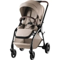 Britax-Römer Rio Teak – stylowy, brązowy wózek spacerowy dla dziecka z lekką aluminiową konstrukcją, skrętnymi kołami i wygodnym siedziskiem