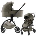 Elegancki wózek Britax-Römer Rio Urban Olive Lux 2w1 w modnym odcieniu zieleni. Idealny wózek miejski z gondolą i spacerówką, łączący nowoczesny design z wygodą użytkowania
