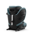 Tył fotelika samochodowego Cybex Pallas G3 i-Size Plus Stormy Blue z mocowaniem Top Tether i ISOFIX