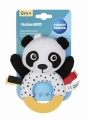 Canpol babies BabiesBoo Panda w opakowaniu – sensoryczna zabawka z gryzakiem i grzechotką, idealna jako prezent dla niemowlęcia od 0 miesięcy.