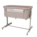 Espiro Cloud 19 beige dune ciemny beżowy łóżeczko dostawne