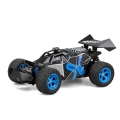 Model RC Exost PRO Rocket One – szybki samochód terenowy 1:14 w czarno-niebieskiej kolorystyce.