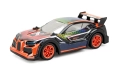 Exost Fusion Bolt – sportowe auto RC w wyrazistej grafice, widok z prawego przodu.