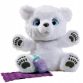 Interaktywna maskotka miś polarny Hasbro 28 cm z buteleczką i kocykiem, pluszowa zabawka dla dzieci od 4 lat