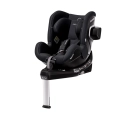 Czarny fotelik samochodowy Recaro Toron 1 Kid i-Size 61–105 cm z ISOFIX, przeznaczony dla dzieci