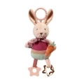 Zawieszka edukacyjna do wózka Babyono 1685 Rabbit Karo z gryzakiem i elementami sensorycznymi