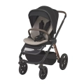 Wózek spacerowy Espiro Miloo Way 2.0 w kolorze 310 Diamond Black z miękką wkładką i amortyzowanymi kołami