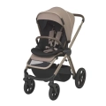 Wózek spacerowy Espiro Miloo Way 2.0 w kolorze 319 Perfect Beige z miękką wkładką i obrotową barierką