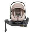 Avionaut Pixel 3 z bazą IQ Orbit beżowy fotelik samochodowy 0–13 kg i-Size na obrotowej bazie ISOFIX