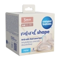 Opakowanie antykolkowego smoczka Canpol babies 21-751 Natural Shape 3m+ do szerokich butelek EasyStart 2 sztuki