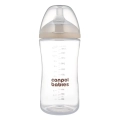 Butelka dla niemowląt Canpol babies 35-402 Natural Shape 330 ml antykolkowa z czytelną skalą pomiarową