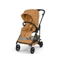 Cybex Melio Carbon wózek spacerowy w kolorze musztardowym Cinnamon Yellow ultralekki