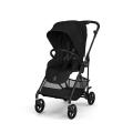 Cybex Melio Carbon czarny wózek spacerowy Magic Black ultralekki do podróży i miasta