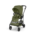 Cybex Melio Carbon zielony wózek spacerowy Moss Green z dużą budką przeciwsłoneczną