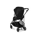 Cybex Melio Carbon oddychające oparcie z siateczki zapewniające wentylację i komfort dziecka