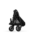 Cybex Melio Carbon kompaktowe składanie wózka jedną ręką do transportu i przechowywania